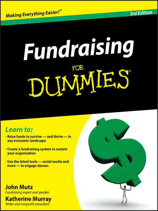 Title details for Fundraising For Dummies by John Mutz - Available